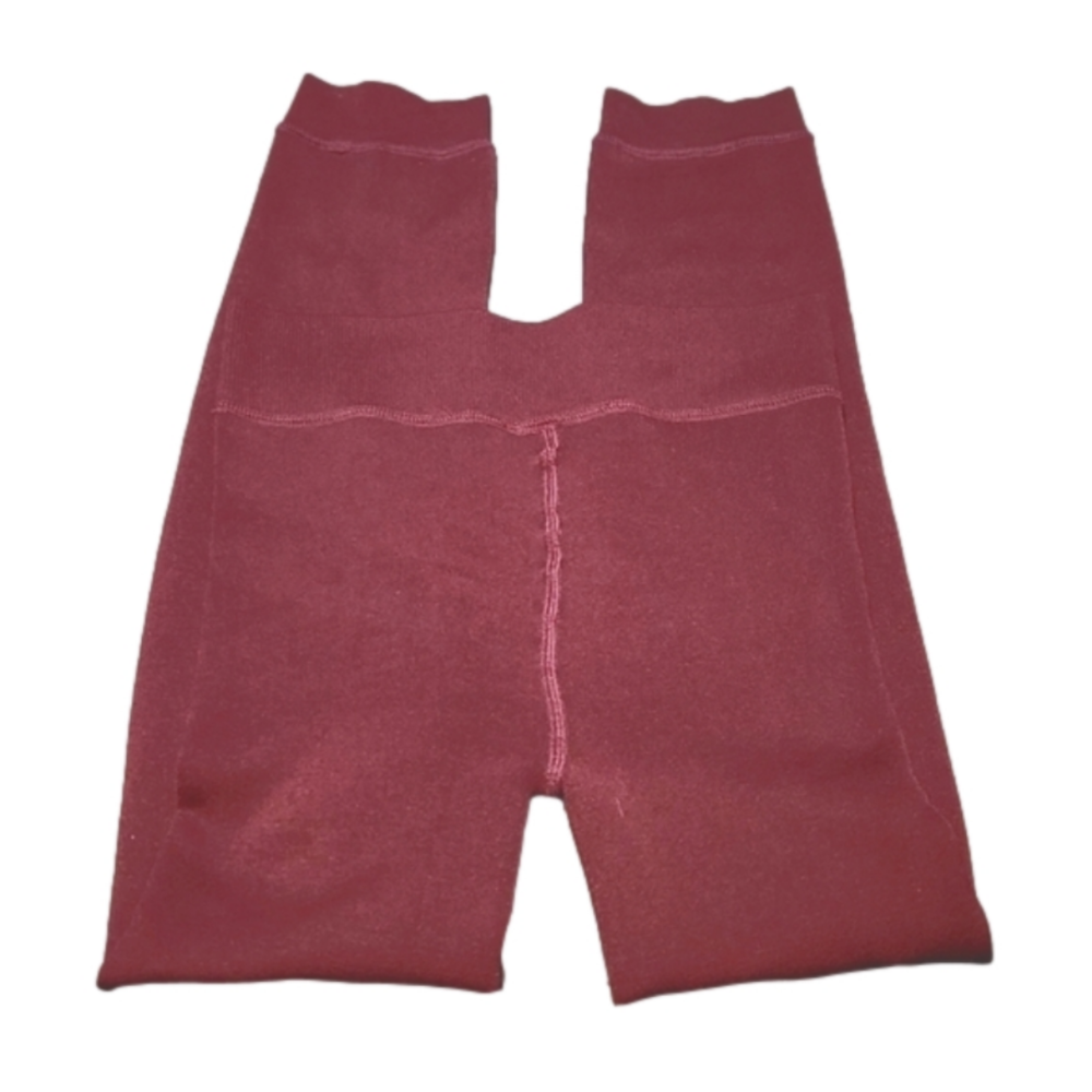 Time and Tru Leggings Maroon Medium Large